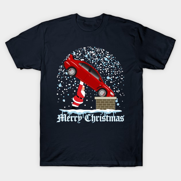 MITSUBISHI EVO CHRISTMAS GIFT T-Shirt by HSDESIGNS